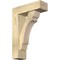 Ekena Millwork Olympic Block Rough Sawn Bracket w/ Offset Brace, Douglas Fir, 6"W x 18"D x 26"H BKT0604X18X26OLY05RDF - alternate 1